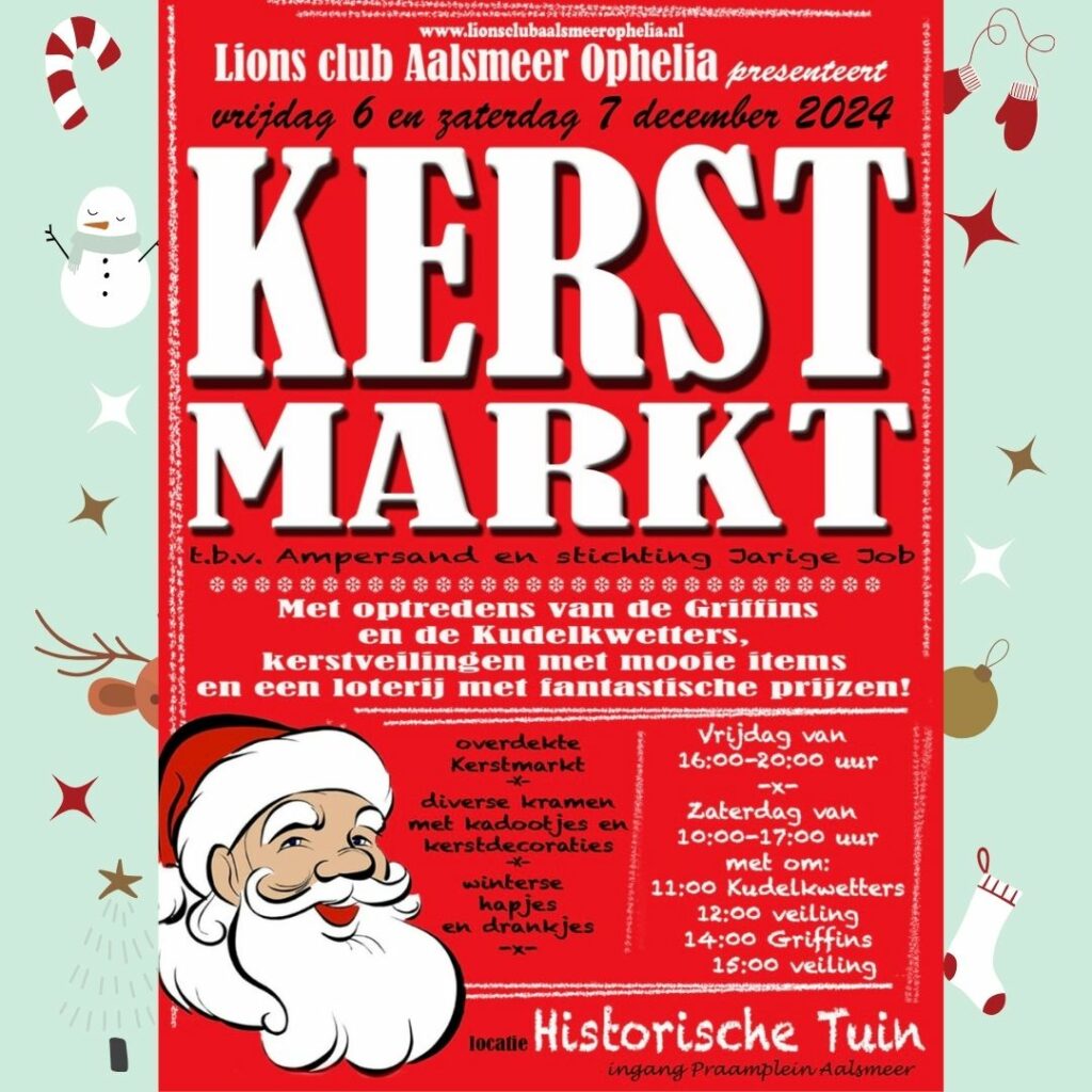 Kerstmarkt Historische Tuin Aalsmeer 2024